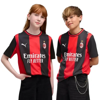 AC Milan thuisshirt kids 2026/2027 rood-zwarte banen
